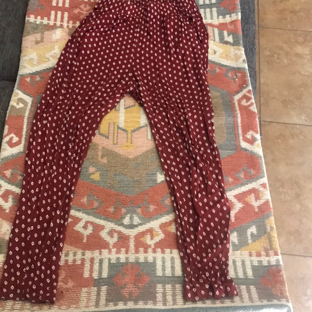 🔴H&M Red Printed Joggers🔴